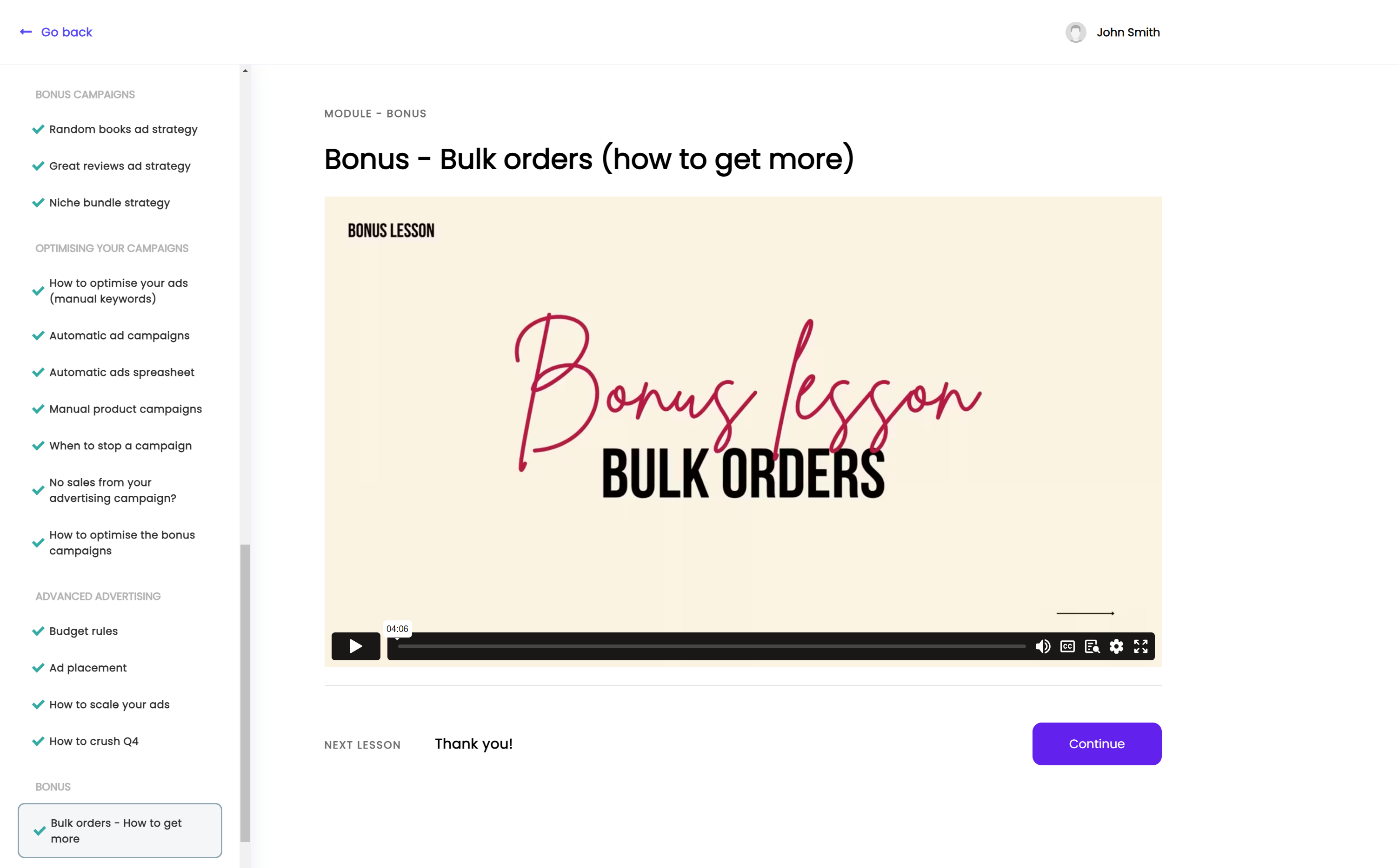 the amazon advertising blueprint course